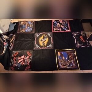 Vintage Harley Davidson Blanket Made In The USA